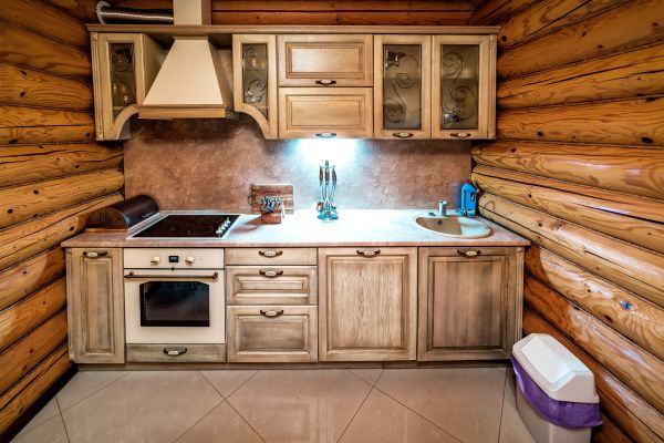 Rustic Cabinets Installation